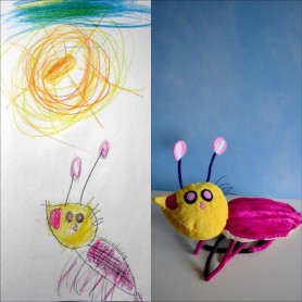 15 dibujos convertidos en tiernos peluches