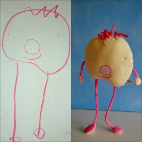 15 dibujos convertidos en tiernos peluches