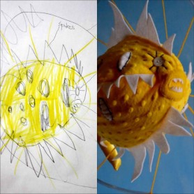 15 dibujos convertidos en tiernos peluches