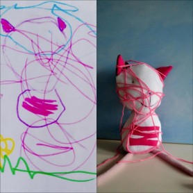 15 dibujos convertidos en tiernos peluches