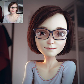 Un artista transforma las fotos de perfil de gente desconocida en retratos en 3D