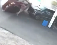 Un hombre casi es atropellado en Nebraska