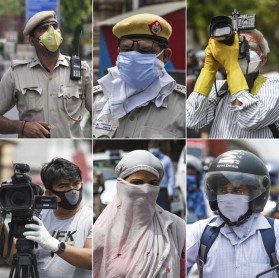 Las mascarillas más llamativas del coronavirus