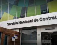 Edificio del Servicio de Contratación Pública, ubicado en Quito.