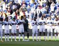 Jugadores de la Selección de Ecuador en el amistoso contra Italia