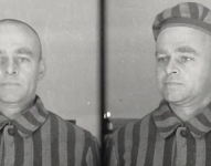 Las fotos de Witold Pilecki tomadas por las autoridades nazis cuando fue internado en Auschwitz.