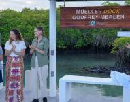 Inauguración del muelle Godfrey Merlen.