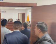La sala en donde esta previsto que se realice la audiencia, este 12 de diciembre, en Quito.