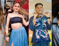 Los cuatro cantantes representarán a Ecuador en los premios Heat 2025.