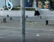 Calles del centro-norte de Quito, posterior a celebraciones por la fundación de la ciudad.