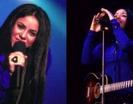 Shakira, durante su gira Pies Descalzos, recorrió varios escenarios de América Latina.