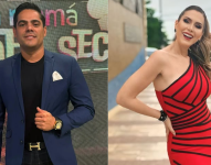 Jimar y Gabriela Guzmán en los estudios de Ecuavisa.