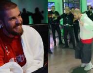 Justin Bieber durante un evento en Los Ángeles.