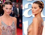Margot Robbie sorprendió a los espectadores con un polémico vestido semitransparente.