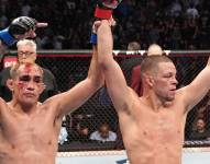 Nate Díaz y Tony Ferguson, experimentados peleadores del UFC.