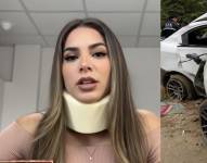 Joselyn Encalada habló sobre el siniestro vial que sufrió el pasado fin de semana.