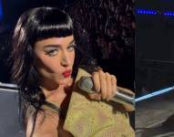 Katy Perry en su concierto de Argentina.