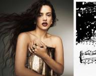 A la izquierda, la posible portada del próximo álbum de Rosalía.