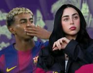 Lamine Yamal dedica un gol a Nicki Nicole en la Champions League