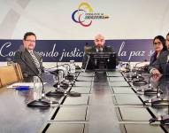 La sesión del Pleno del Consejo de la Judicatura.