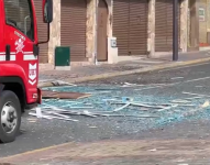 Explosión por tanque de gas en Riobamba