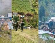 Accidente del helicóptero del ejército colombiano