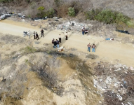 Dos hombres fueron asesinados cerca de un botadero de basura de Anconcito, en Santa Elena