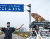 El joven y la golden retriever tenían una meta clara: llegar a Alaska después de atravesar América.