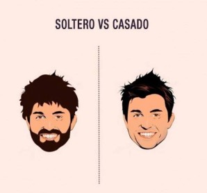 Solteros versus casados, estas ilustraciones muestran el abismo entre uno y otro