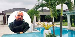 Norero y uno de sus bienes en Samborondón