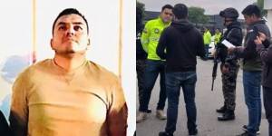 Expolicía Ronald Herrera al momento de su detención.