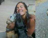 María Teresa Guerrero y el emotivo reencuentro con sus perritos, Pinchi y Hugo, en Estados Unidos