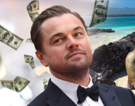 Leonardo Dicaprio en las Islas Galápagos.