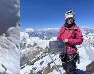 Alpinista Natalia Nagovitsyna