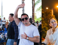 Daniel Noboa y Luisa González.