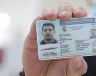 Licencia de conducir ecuatoriana en una imagen de archivo.