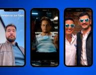 Captura de pantalla de los videos que publican los candidatos en las redes sociales.