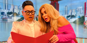 Lazito y Mariela Viteri en una imagen de archivo.