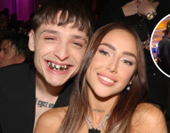 Peso Pluma y Nicki Nicole en la pre de los Grammys