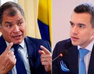 Rafael Correa y Daniel Noboa.