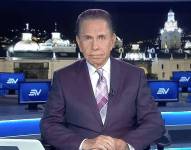 Don Alfonso en los estudios de Ecuavisa Quito.