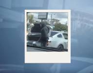 Amenaza a conductor con arma de fuego