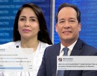 En la imagen, de izquierda a derecha: Luisa González - Henry Cucalón.