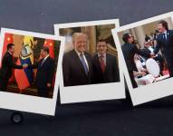 Daniel Noboa en reuniones con líderes de China, Estados Unidos y Argentina.