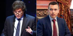 Composición entre Milei y Noboa