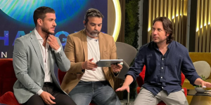 Stefano Navas, Diego Spotorno y Víctor Aráuz en una imagen de archivo.