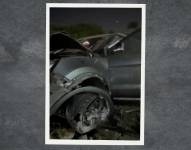 El auto sufrió daños materiales.