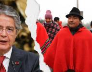 Leonidas Iza fue detenido en la carretera; el presidente Guillermo Lasso dio un mensaje difundido en redes sociales.