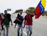 Miles de venezolanos ingresaron al Ecuador a través de pasos irregulares.