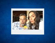 Pancho Terán y su hija Gabriela.